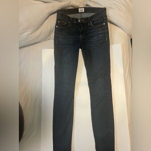 Hudson Nico Mid Rise Super Skinny Jeans Women's 26 Blue Stretch Denim